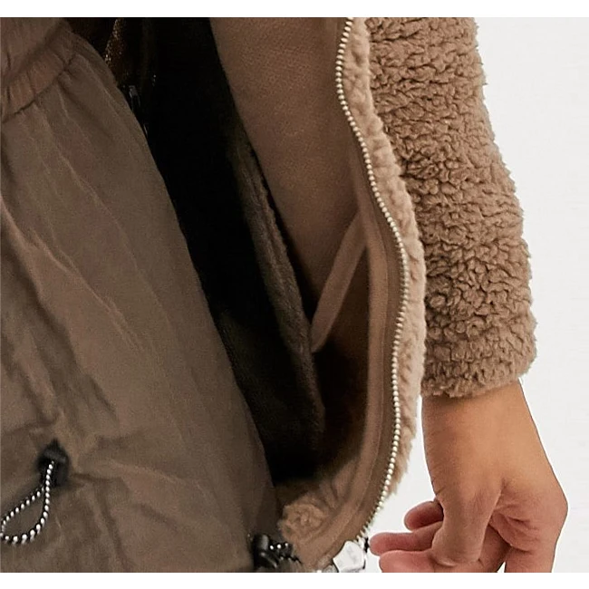 OEM Best Sale Warm Outdoorwear Fashion Streetwear Fleece Winter Man Jacket