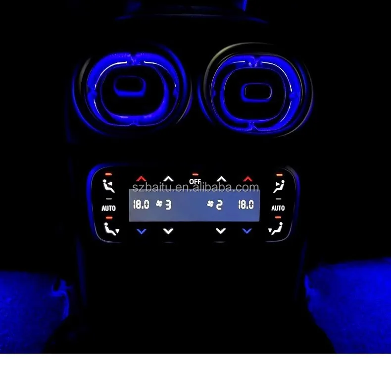 Car LCD Rear Air Conditioning for Mercedes Benz GLC W254 C W206 Car rear air conditioning controller Air Conditioning Switch