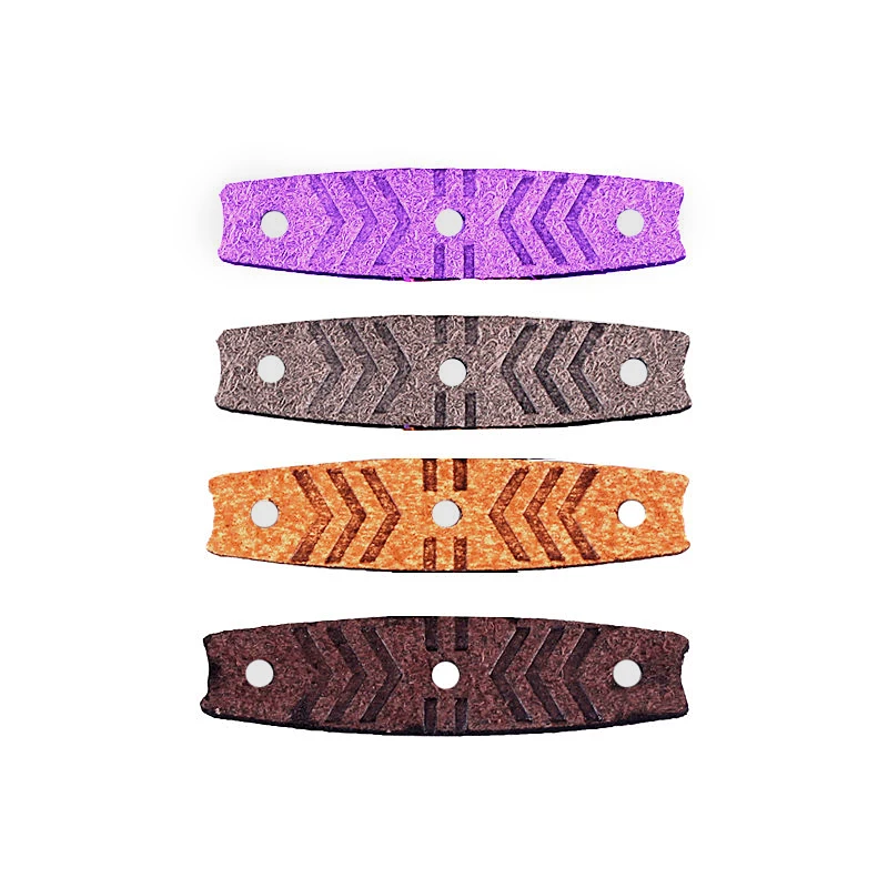 2 0 различные цвета двусторонний шерстяной нескользящий тисненый кожаный карман с одним отверстием и