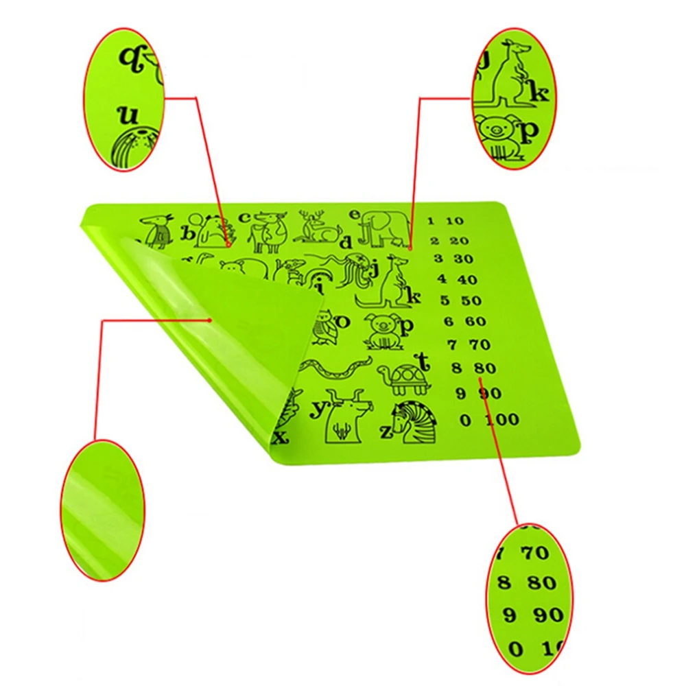 Reusable Silicone Dinnerware Cartoon Graffiti Mat Coloring Placemat Kids Feeding Dishes mat Dining Suction Cup Table Insulated P