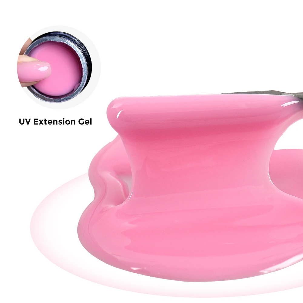 Factory Wholesale Deroi 1Kg UV Builders Gel 36 Colors Nude Color Extension Glue Hard Gel Nail Builder For Nail Art