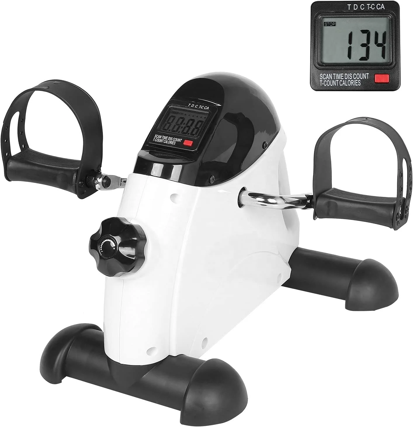 Hot Sell Under Desk Pedal Exerciser Arms And Legs Mini Exercise Bike Health Recovery Trainer