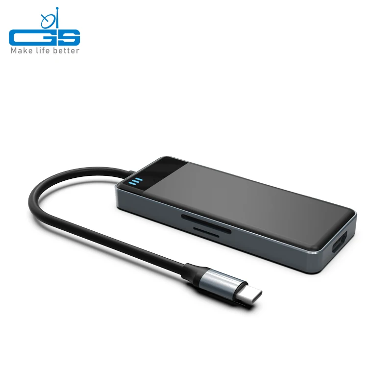 Оптом с фабрики под заказ док-станция Usb Type-C 4K HD TF/SD/2 0 кард-ридер адаптер C концентратор для ноутбука планшетный