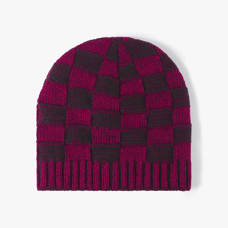 Beanie Hat Winter Fleece Style Knitted Hat Beach Business Handmade 100% Acrylic Unisex Customized Adults Low Price Adjustable