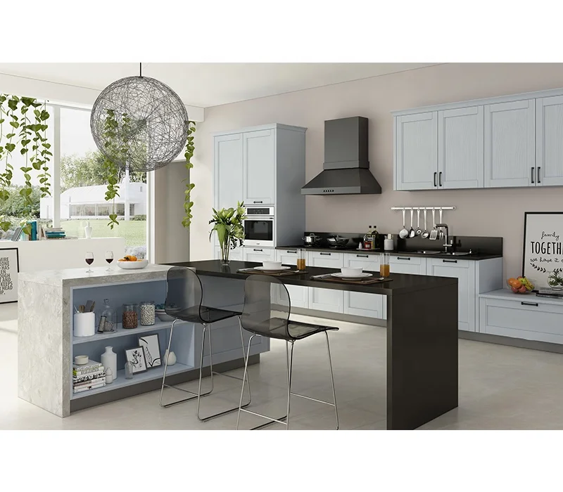 Modern luxury Apartment Modular Furniture Cupboard Kitchen Cabinets For Home