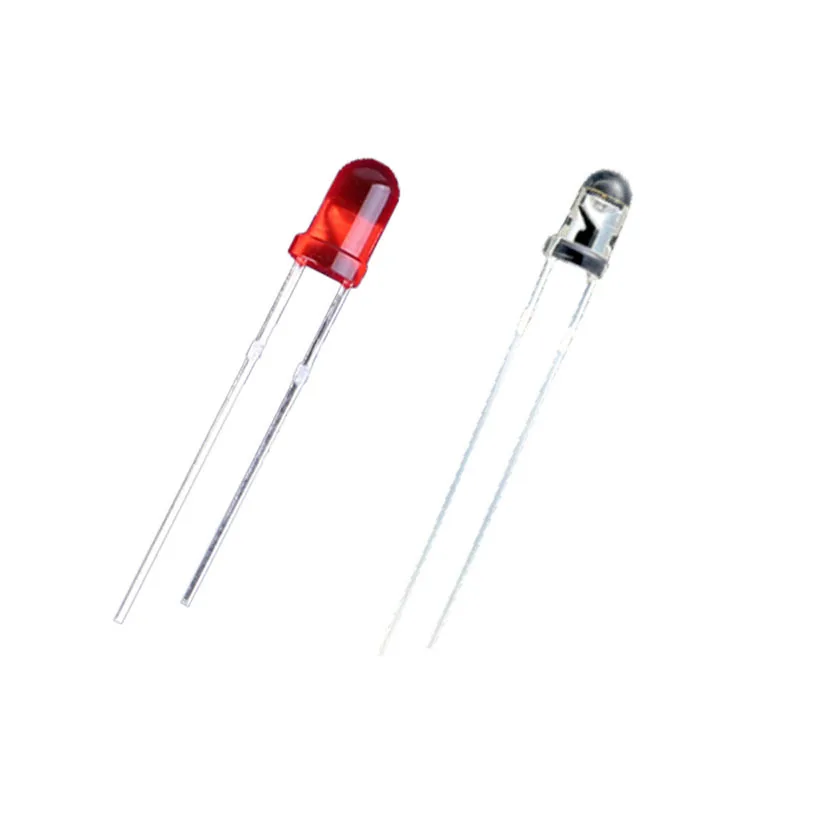 Dome lens 3MM/5MM DIP LED Lamps diffused hole round leds light emitting diodes white/red/blue/yellow/orange/green/7color flash