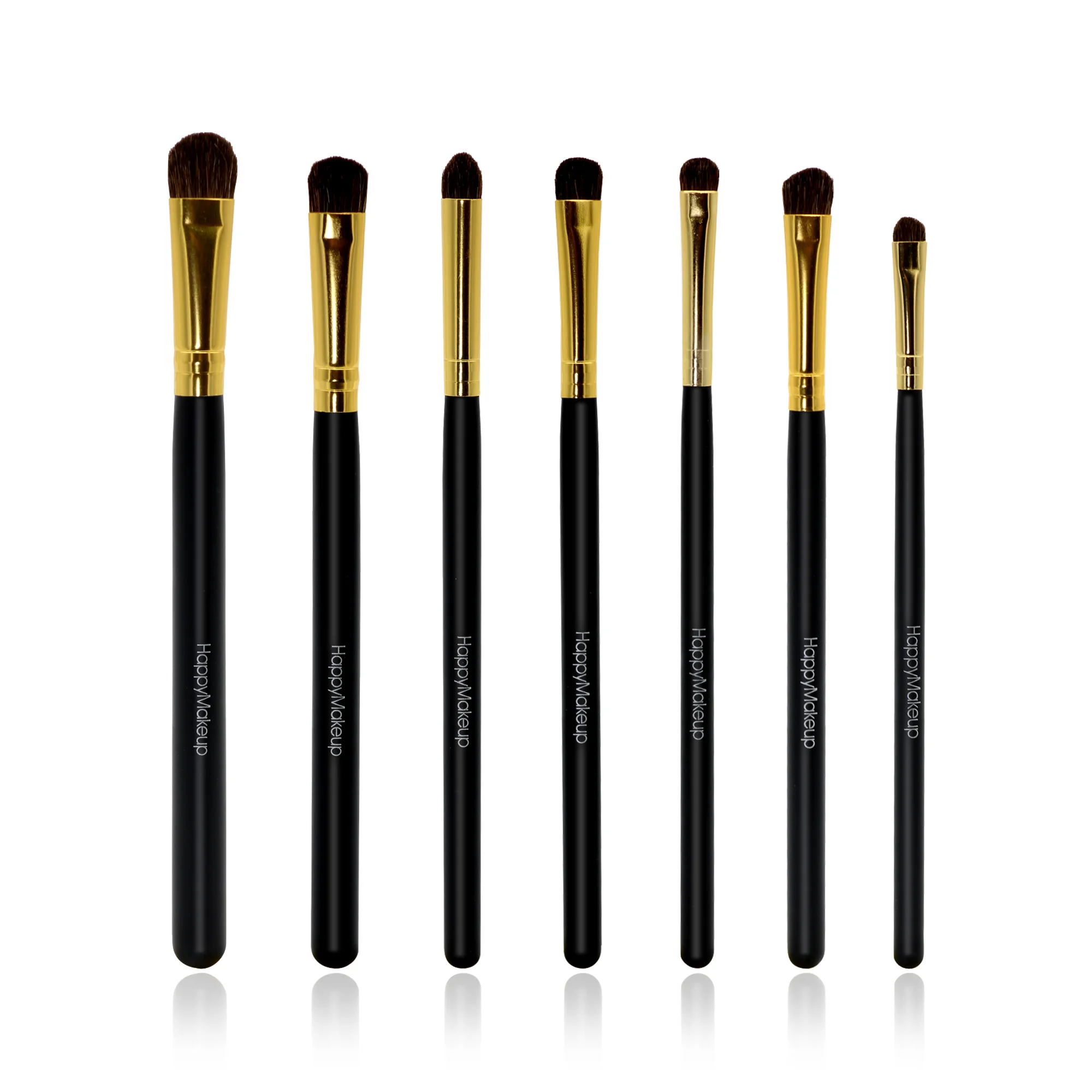 FEIYAN New Arrivals Make Up Eyeshadow Brush Set Custom Logo Natural Pony Hair 7pcs Eyes Make-up Brushes Eye Makeup Brushes