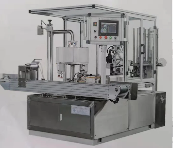 Роторная автоматическая машина для пластиковых крышек