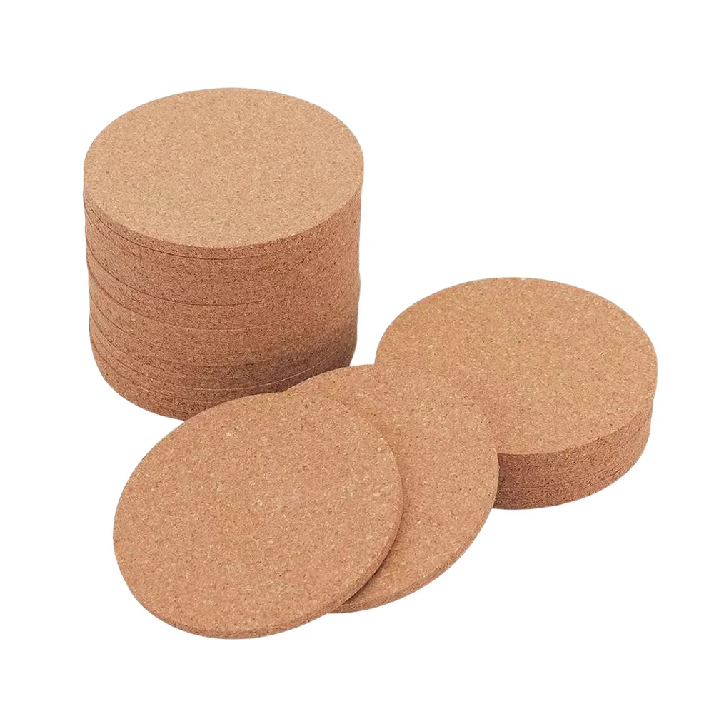 Kukesi Absorbent Printed Beer Custom Wood Coasters for Drink,Wedding Coffee Cup Wooden Cork Coaster,Wedding Favor Coasters
