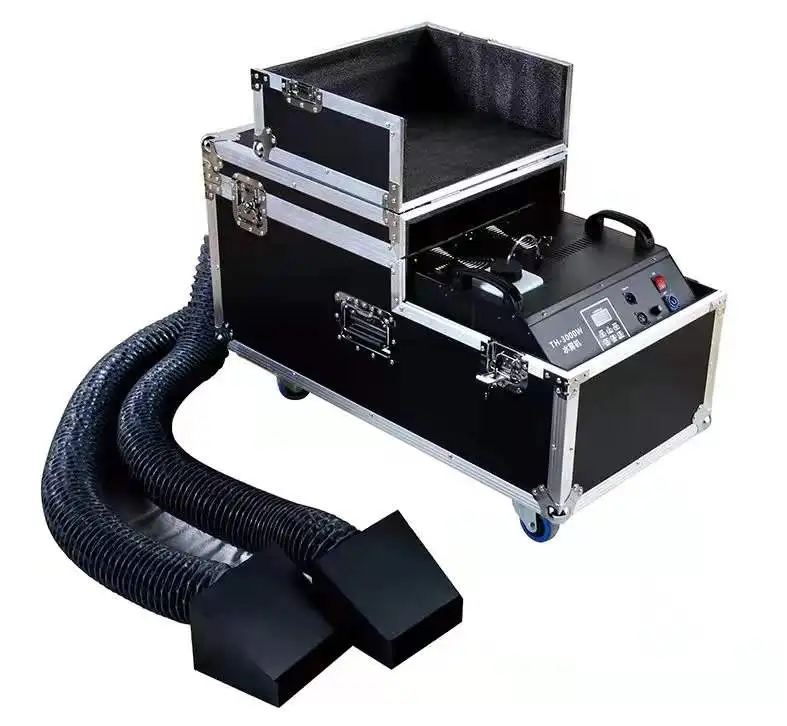 3000 Вт Двойной выход воды низкий туман машина DMX удаленный водяной сильный дым для свадьбы