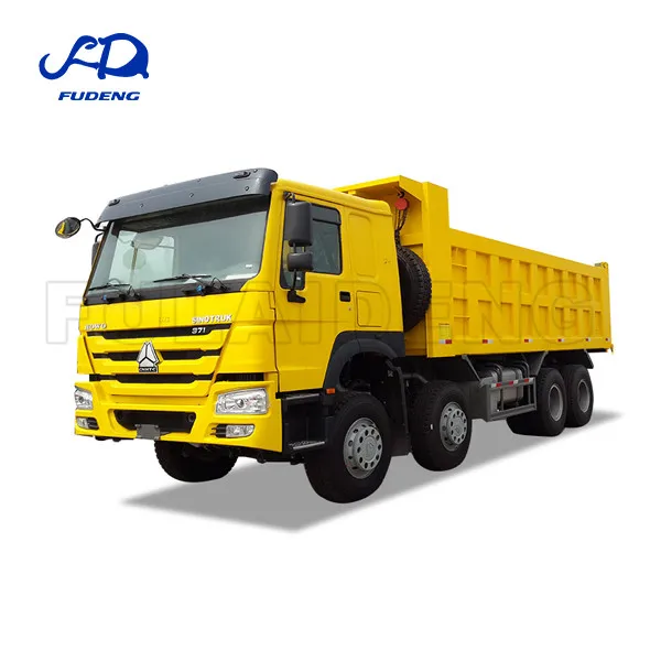 China sinotruck Euro II used Sino 375  8x4 dump tipper trucks Howo trucks sale in good price
