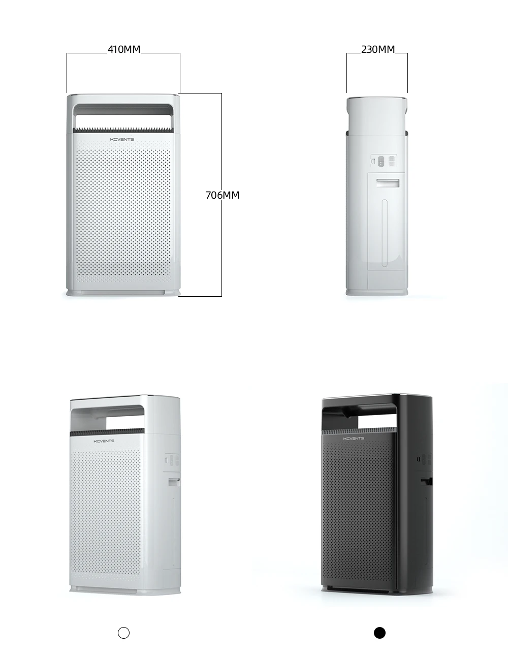 
Humidify Air Purifier with UC Cleaning light and HEPA Filter Carbon Filter 