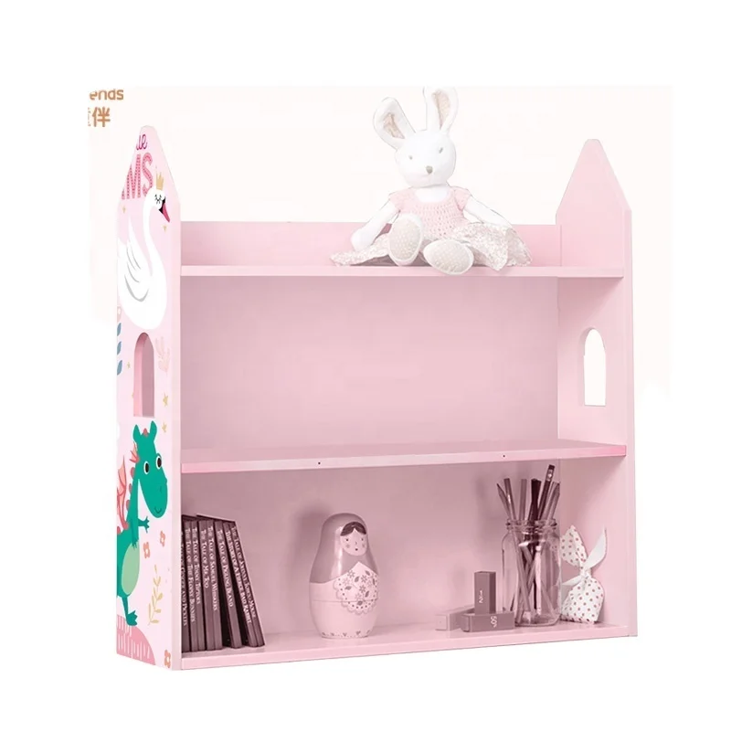 Детская деревянная настенная полка Toffy & Friends настенный шкаф в виде единорога для