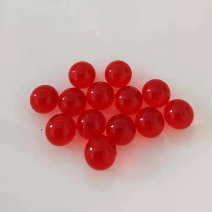 
8mm Red high precision Solid glass ball 