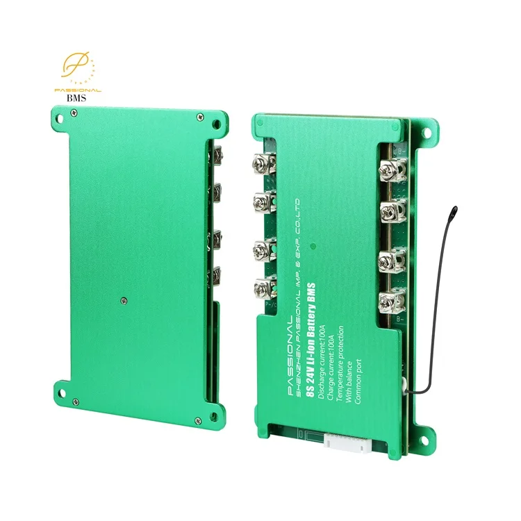 8S 24V 100A Lithium battery  BMS board 3.2V LFP PCB protection for battery electric vehicle ebike scooter EV  Energy storage