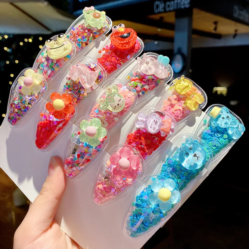 2022 Hot sale korean kids cute fruit hair clips baby hair pin girls hair accessories set