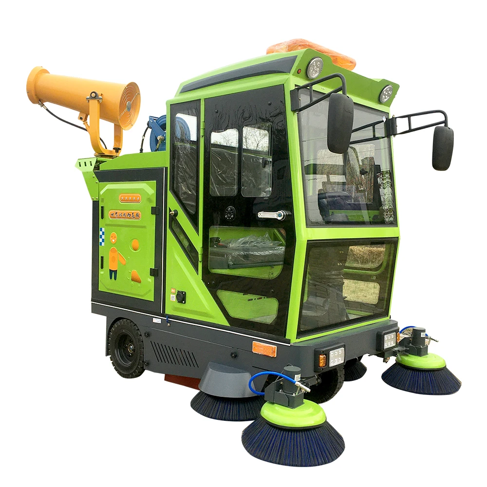 Electric Road Sweeper Machine  Fully Enclosed Road Sweeper high quality