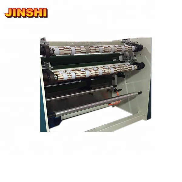 factory high speed plastic film slitting machine 1300mm self adhesive PVC PP film tape slitting machine (JINSHI company)