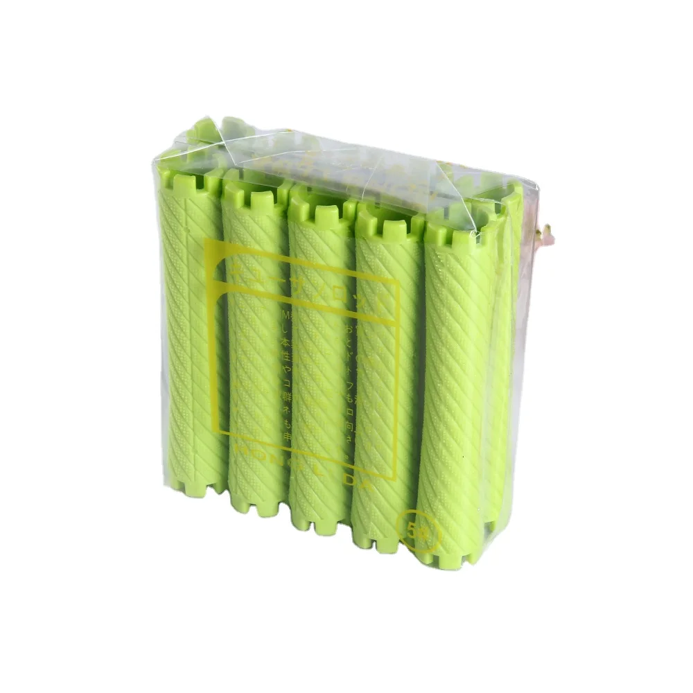 Colorful salon plastic hair perm rods durable curlers