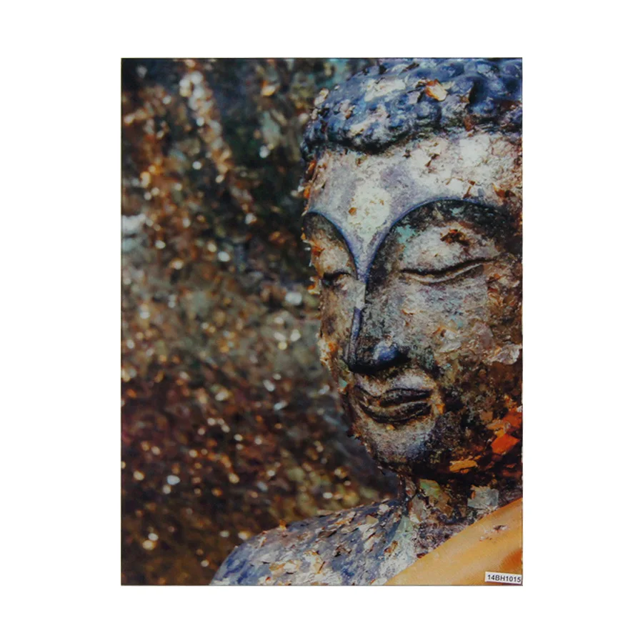 3D Buddha Wall Decor Black and White Abstract Buddha Head Wall Art art prints wall picture