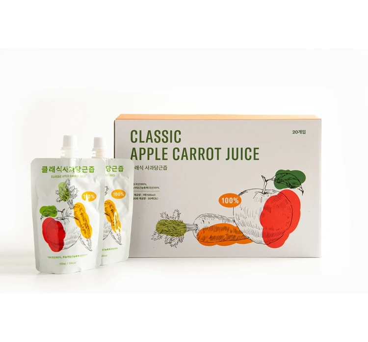 Classic Apple Carrot Juice Beverage Premium Quality Apple Carrot Organic Juice 100% Of Fruit Made In Korea