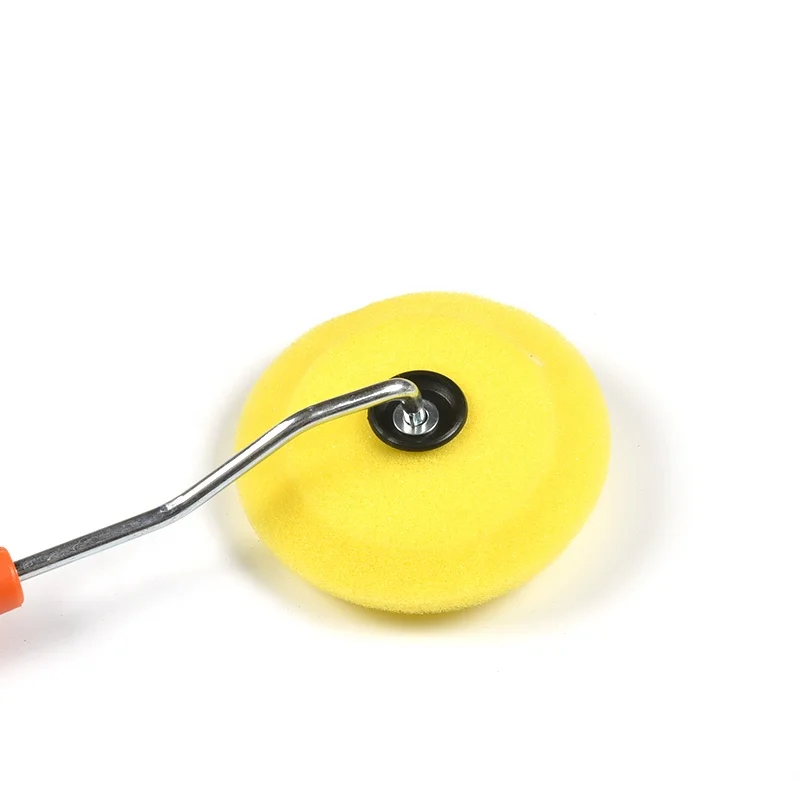 Round Style Foam  Brush Paint Roller Brush with plastic handle