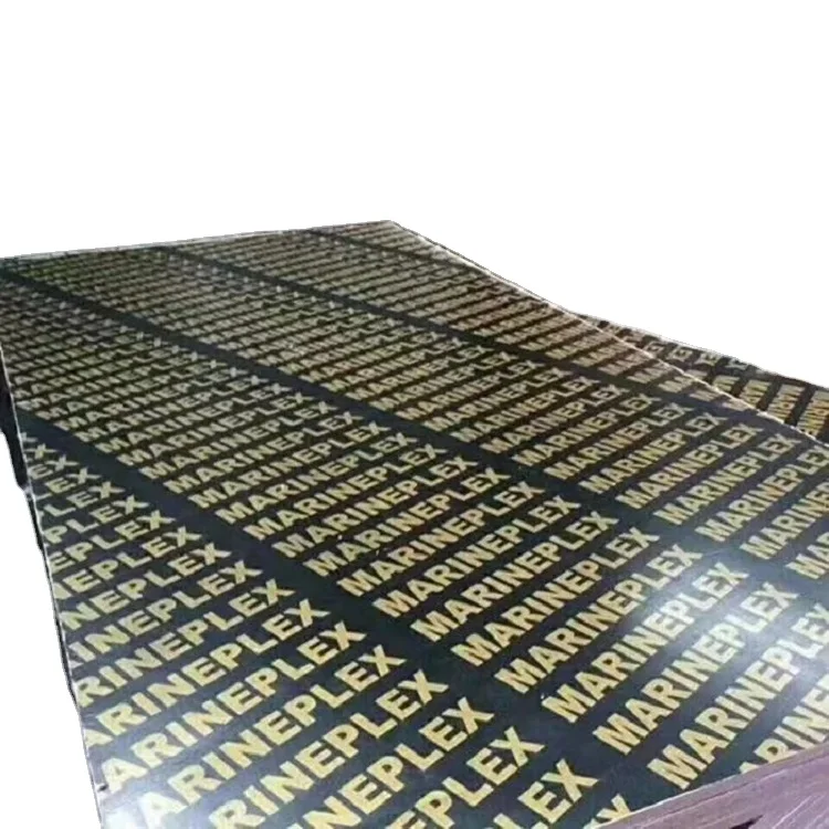 Бетонная опалубочная пленка облицовочная фанера низкая цена 1220x2440x18 мм морская конструкция 4x8 футов Тополь красный коричневый