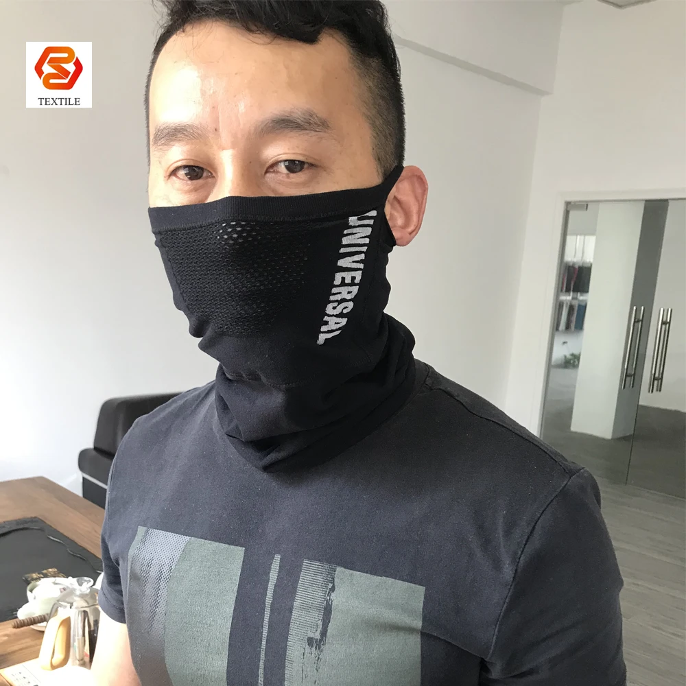 
Bicycle Customize Soft High-elasticity Face Mask UV 400 Scarf Breathable Elastic Fabric Bike Cycling Mask 
