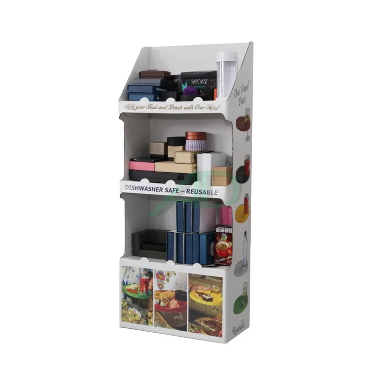 Considerate Service Custom POP Shelf Color Printing Paper Floor Display Retail Toy Plane Jewelry Dishwasher Cardboard Display
