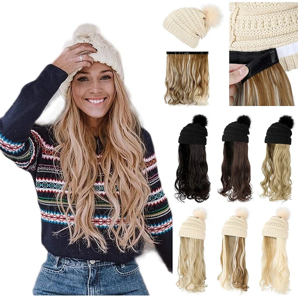 New product concept Custom color Knitted hat/Hair Wig cap Application scope header
