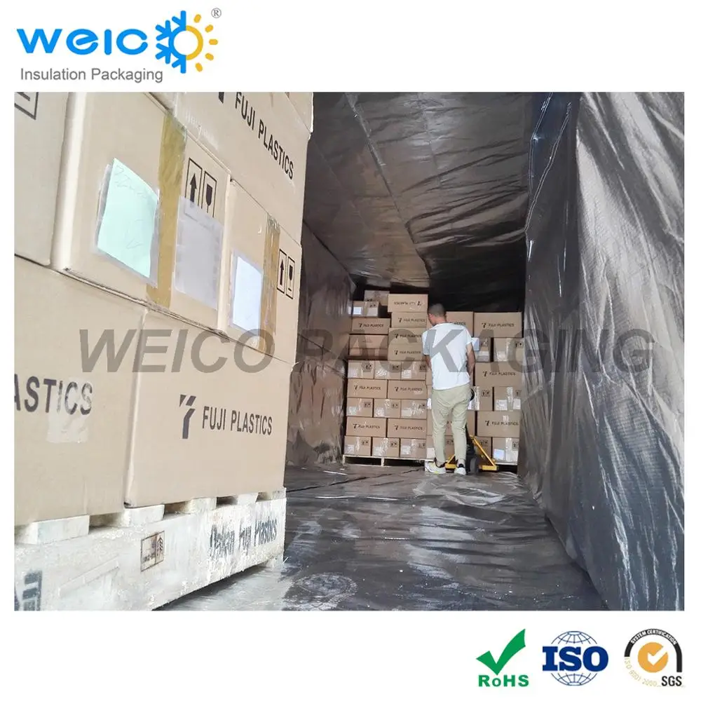 CTL packaging Aluminum foil bag insulation foil woven for container thermal container liner