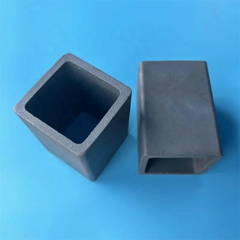 Индивидуальные SiC Керамические трубы реакции спекания карбида кремния квадратная трубка