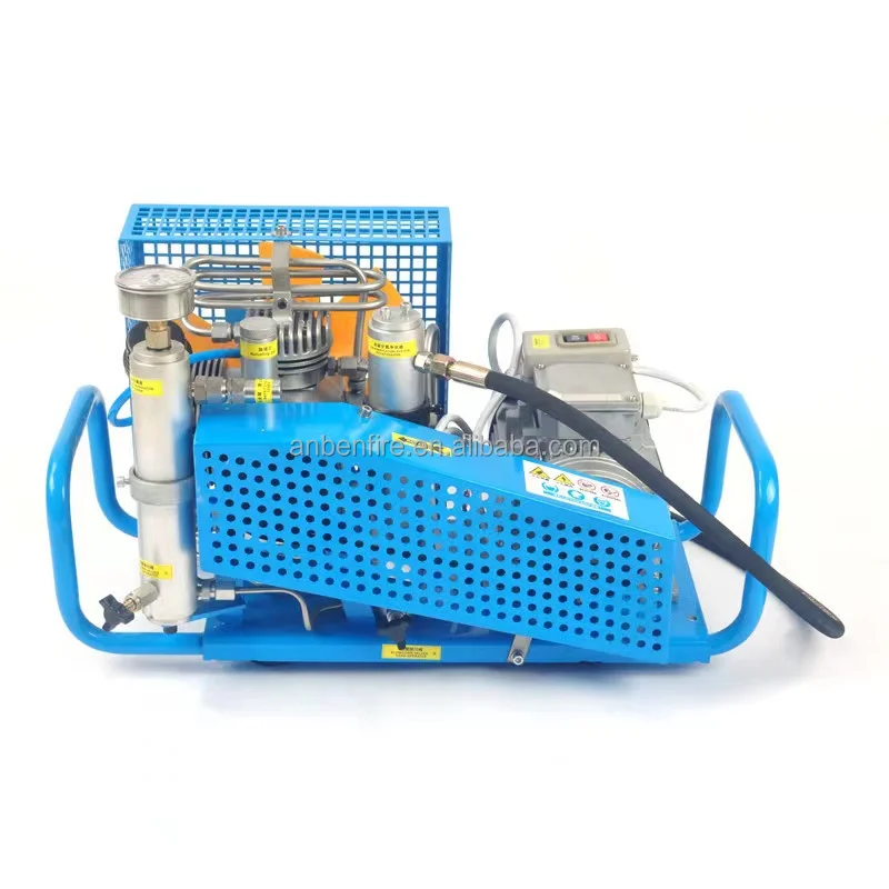 China Hot Sale Cheap price 100L/min 300Bar Diving Portable scba/SCUBA air compressor High Pressure Paintball Air Compressor