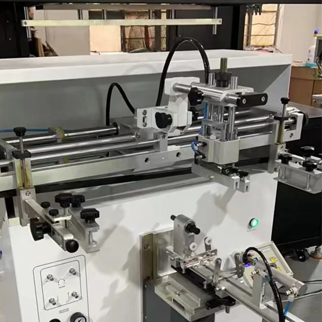 Semi-auto bucket  printing machine plastic screen printing machine