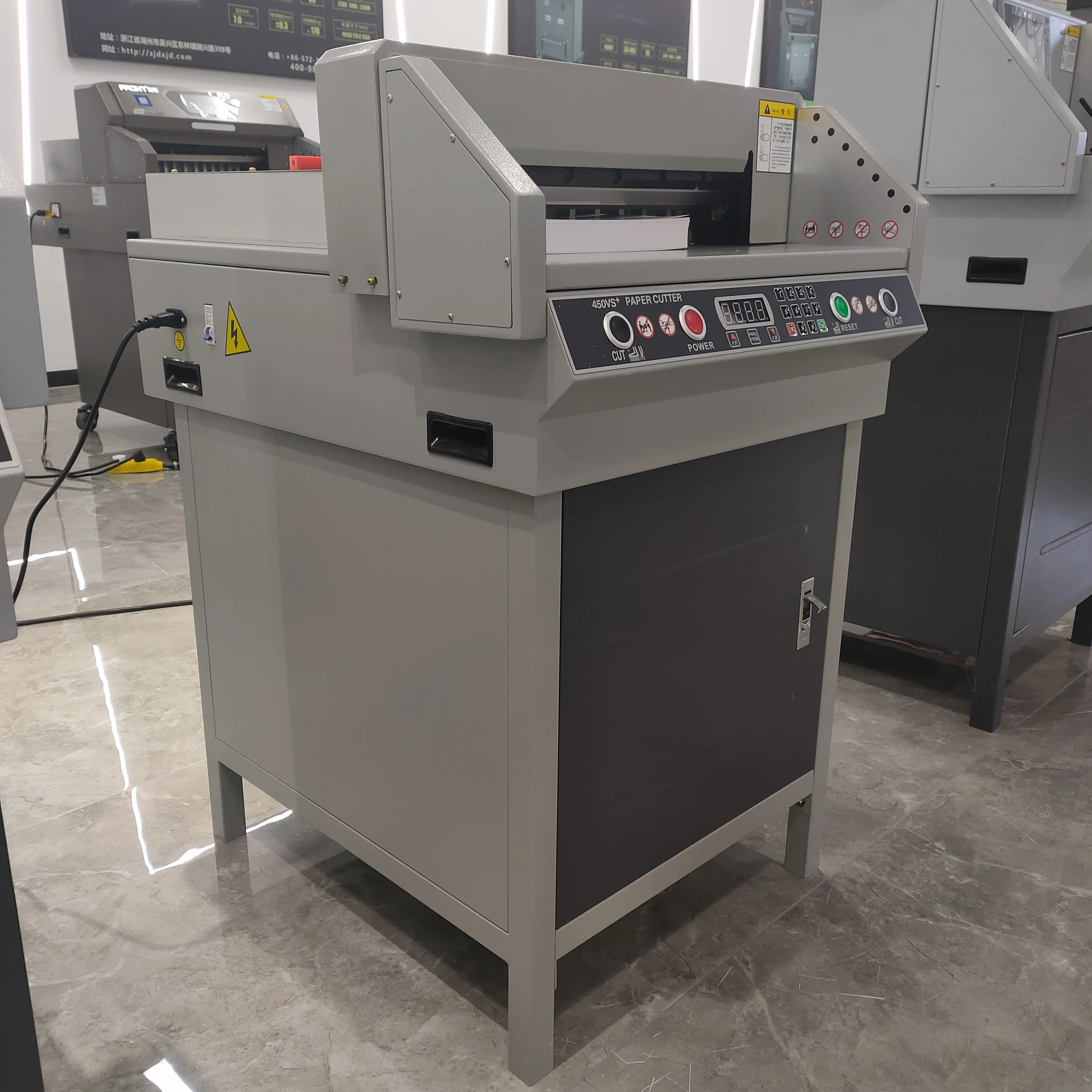 A3 Electric Guillotine Paper Cutter FRONT G450VS+ Paper Trimmer Front Paper Cutting Machine