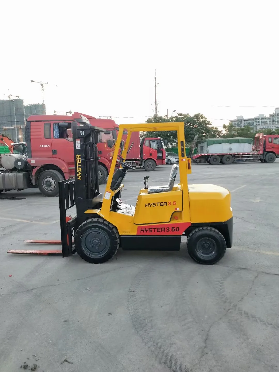 Hyster Toyota Hangcha Komatsu Heli Tcm Gasoline LPG Propane Forklift with Container Mast 4.5m Diesel All Rough Terrain Electric