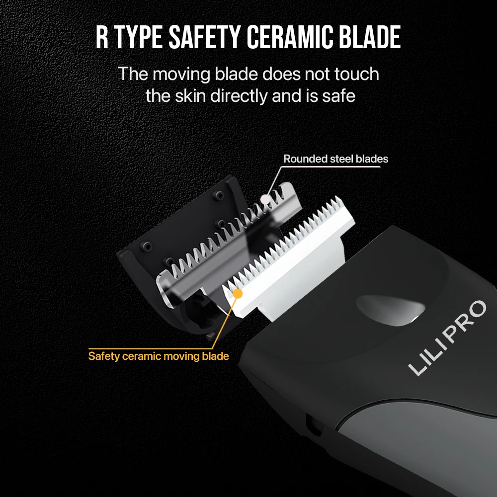 New 2024 Waterproof Groin & Body Hair Trimmer Man Use Hair Clipper Ball Grooming Rechargeable Cordless Haircut Machine For Men