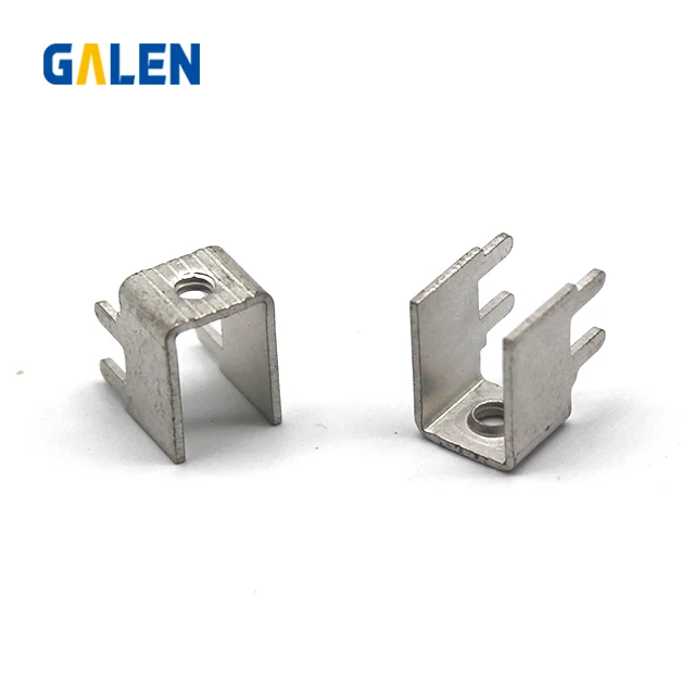 pcb-2 m3 Welding tab terminal pure copper tinned soldering terminal four pins pcb screw terminal