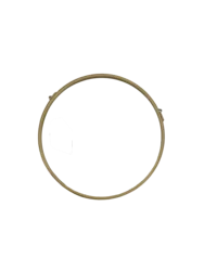 Wholesale decorative hanging round frame mirror wall mirror with chain 80x80cm round metal framed mirror with black gold frame