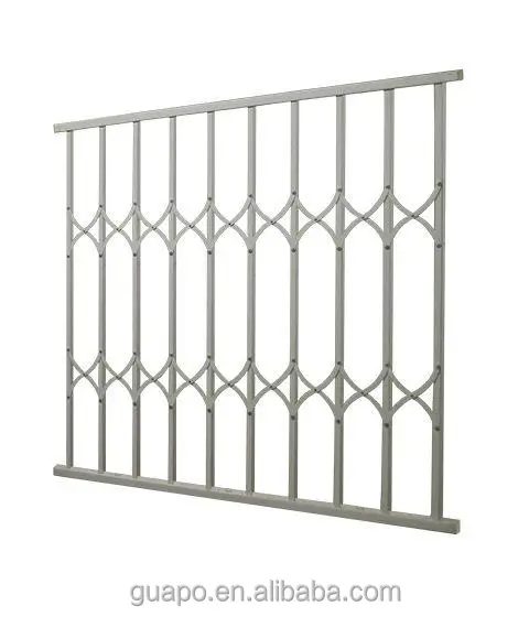 Outside House Yard Aluminum Alloy Door Burglar proof Retractable Front Door Security Gate