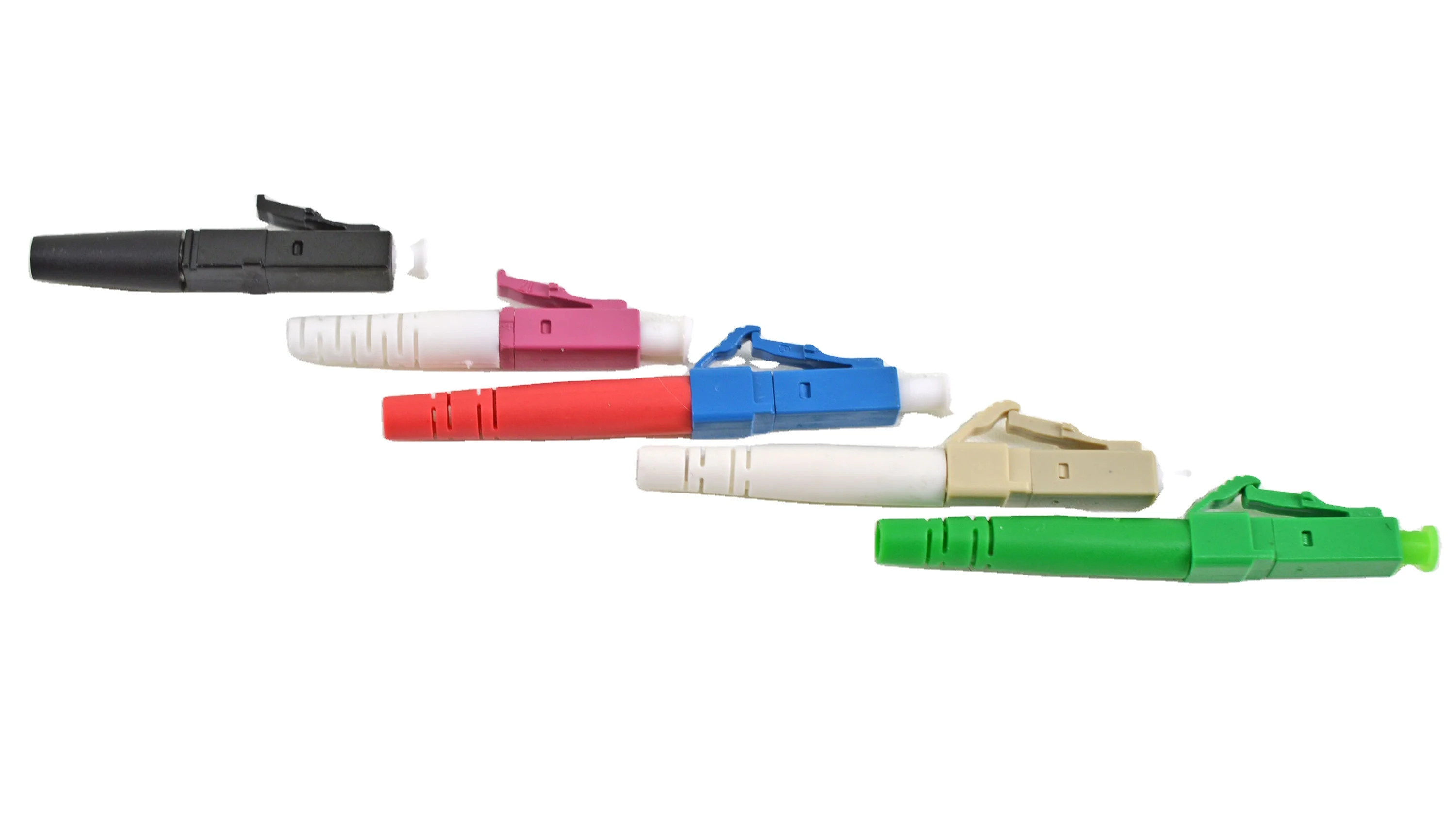 SM/MM LC/UPC LC/APC  0.9mm/2.0mm/3.0mm Connectors with pull tab