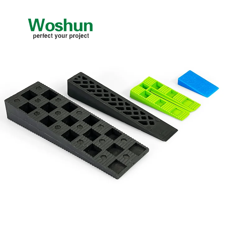 Window and Door Frame Packer PVC Plastic Wedge Shims Door Stop Tile Spacers Tile Leveler Plastic Wedge Shims