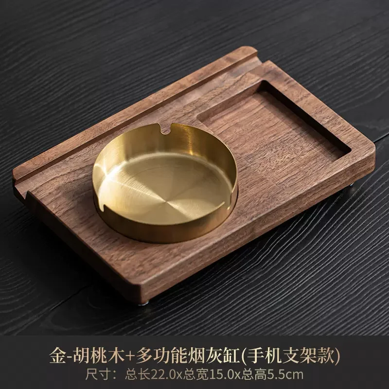 Wholesale Black Walnut Ashtray Black Walnut Whole Wood Teacup Holder And Jewelry Storage Box Storage Rack ashtray