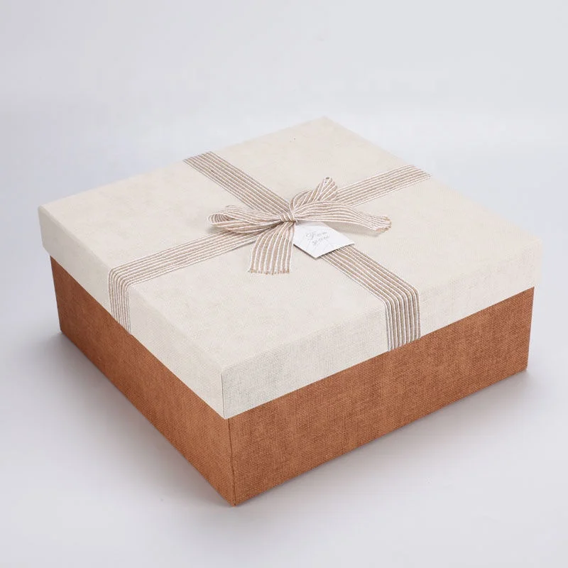 Shoes Gift Box Foldable With Lid / Container Packaging Ribbon Shredded paper