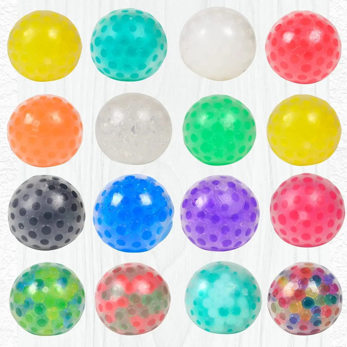 Syh501 Fidget Squishy Toys Stress Reliever Toy Ball for children Squishy Stress Balls Toy Colorful Fidget Sensory Balls