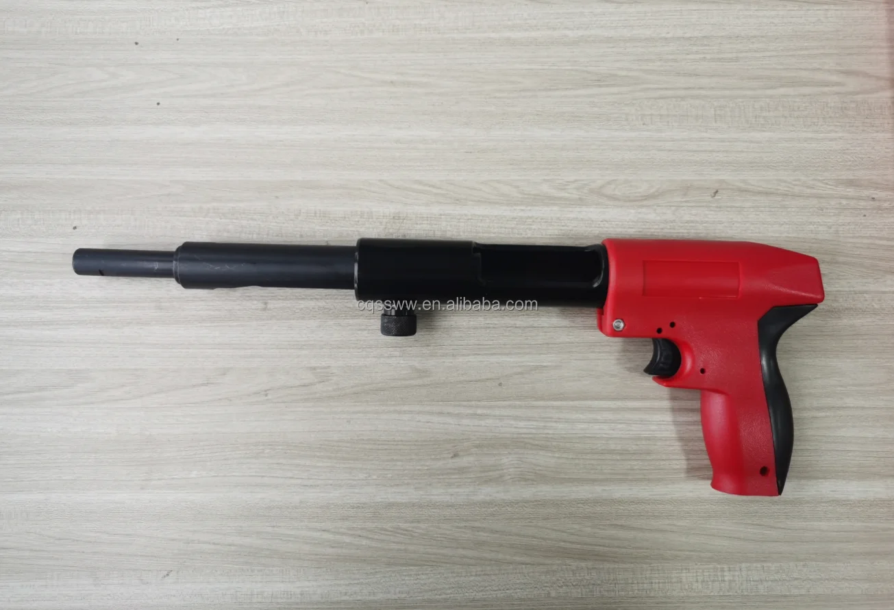Cordless industrial grade Construction nailer set Silencing Powder Actuated nail gun for concrete drive pins
