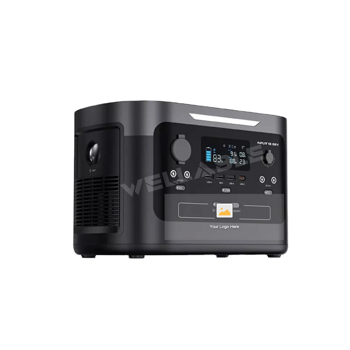 OEM Portable Power Station 2.3KWh 3000W MAX 6000W Portable Generator 220V 230V Long life LiFePO4 Battery Home Outdoor Camping