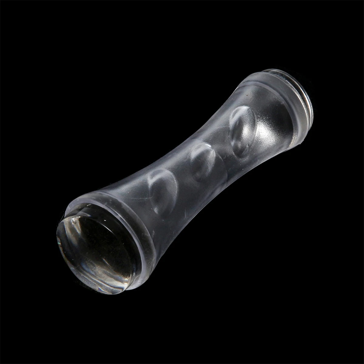 Dropshipping Service Portable Diy Creative Double-Head Jelly Nail Seal Tool Round Clear Plate French Silicone Art Nail Stamper