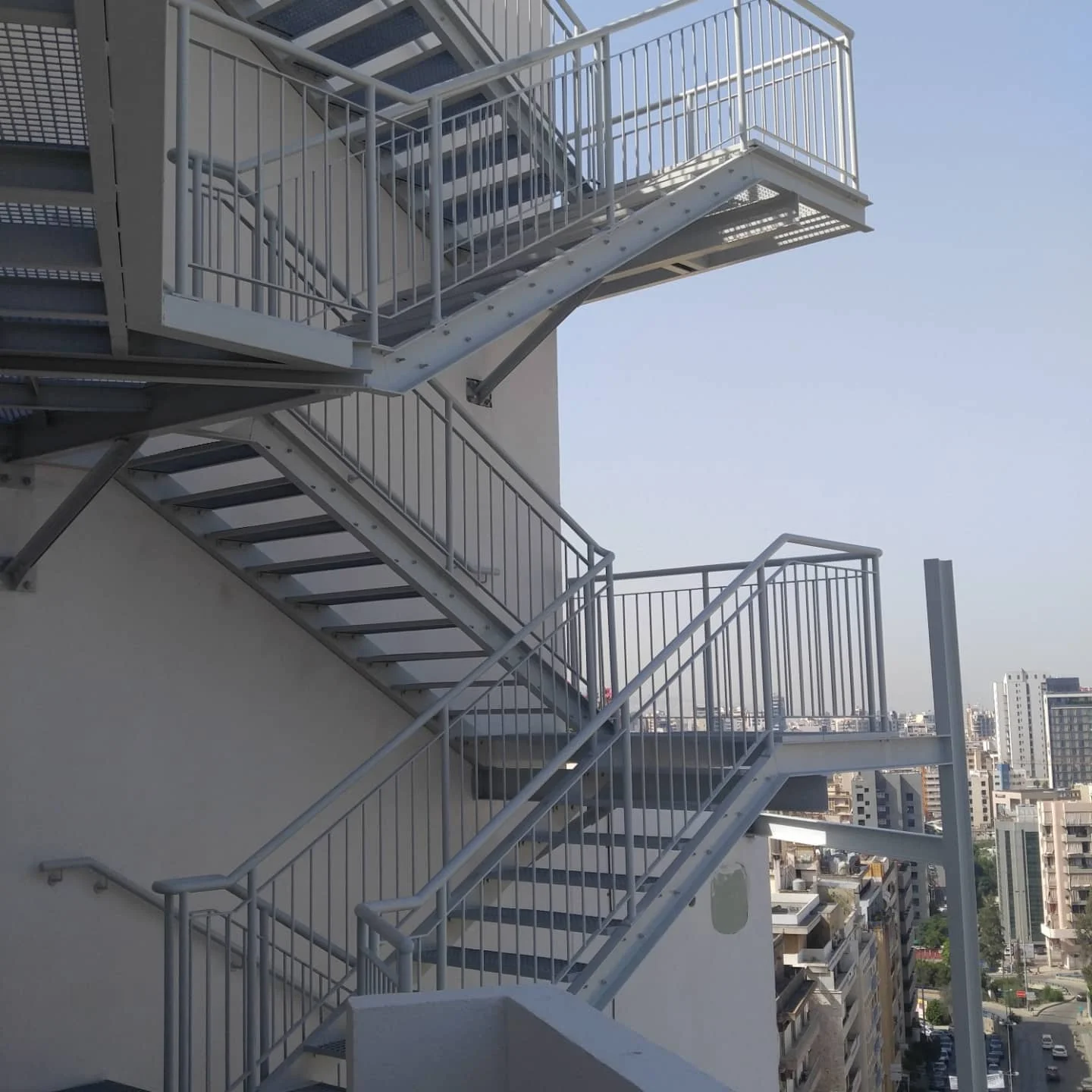 roof ladder fire escape stairs