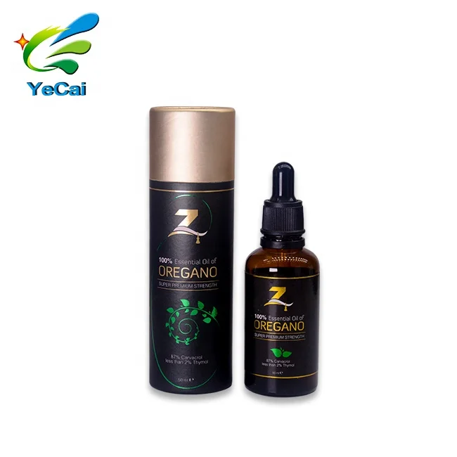 
Factory customize paper cardboard tube luxury cylinder bottle packaging for perfume essential dropper bottle 